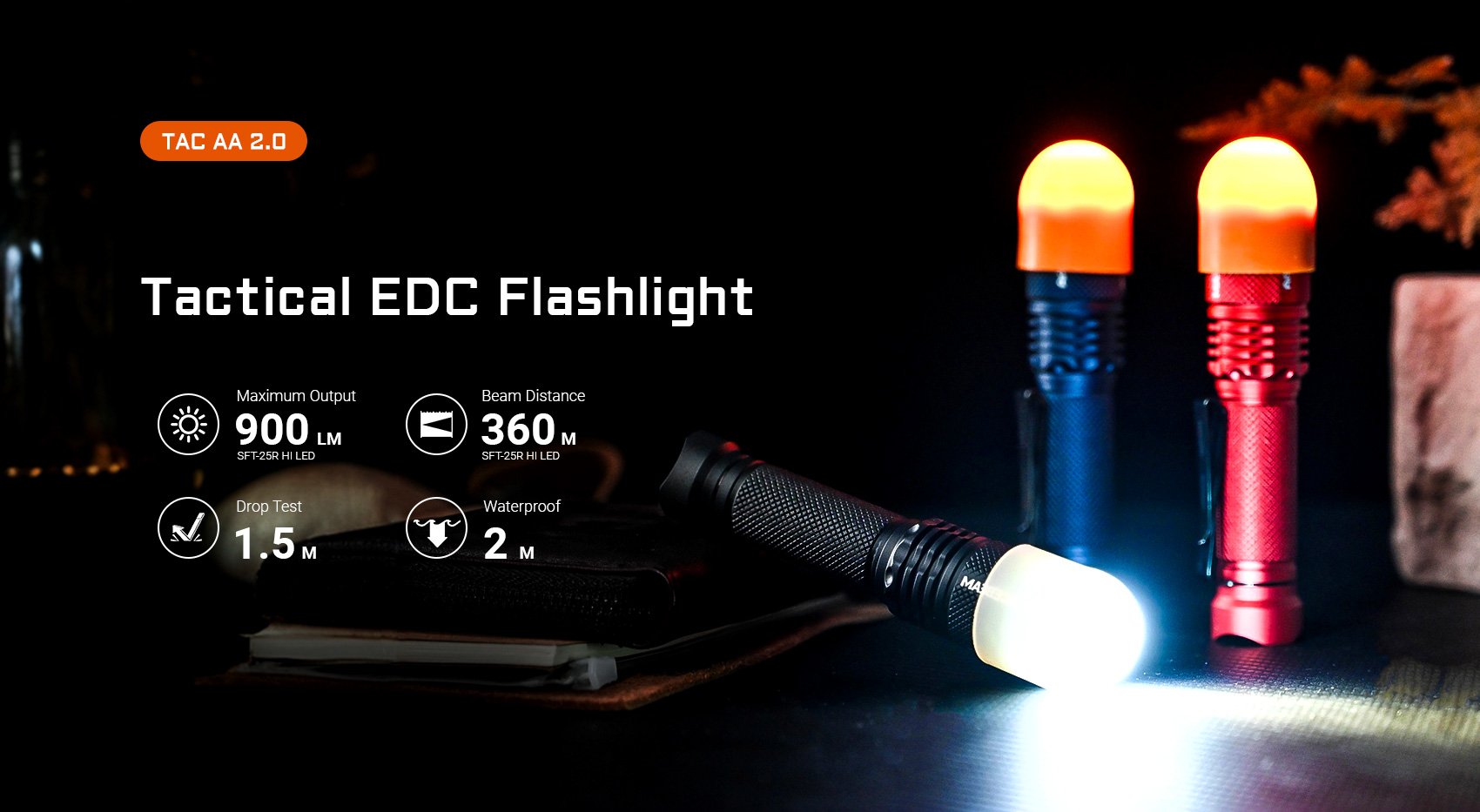 Tactical EDC Flashlight