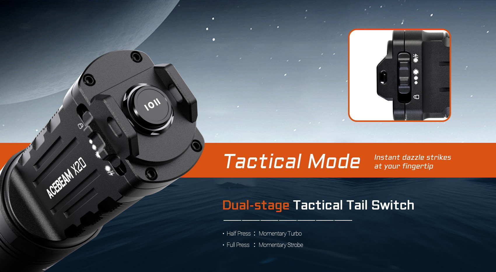 dual-stage tactical tail switch