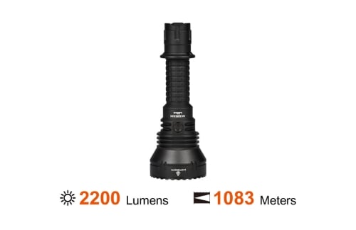Lampe Torche Acebeam X75 – 80000 Lumens projecteur très longue