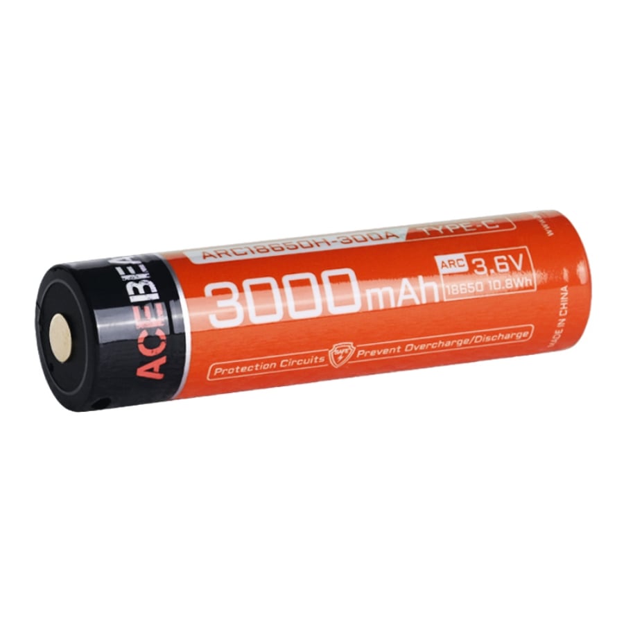 Picture of 18650 3000mAh Rechargeable Battery